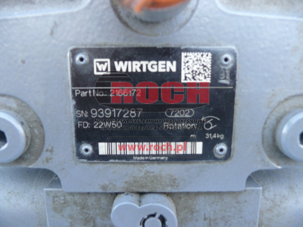 WIRTGEN 2166172 - Hydraulikpumpe: das Bild 2 WIRTGEN 2166172 - Hydraulikpumpe: das Bild 2