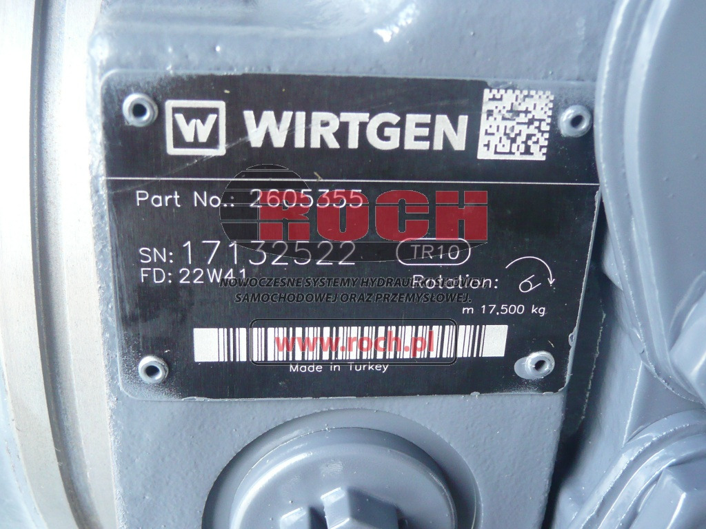 WIRTGEN 2605355 - Hydraulikpumpe: das Bild 2 WIRTGEN 2605355 - Hydraulikpumpe: das Bild 2