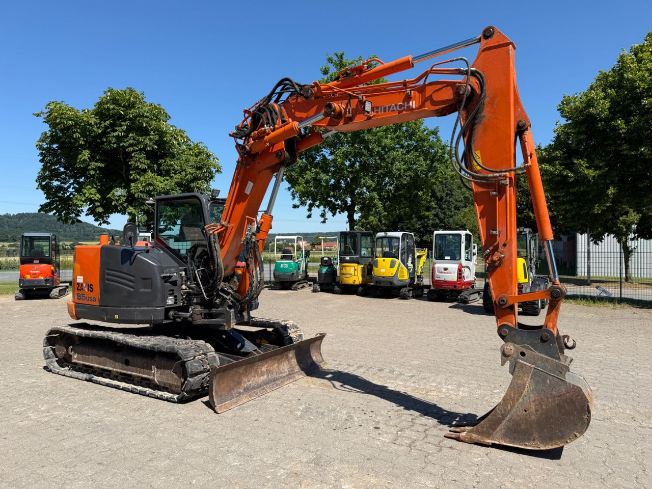 Hitachi ZX 85 USB-5A, Bj 17, 5190 BH, hydr. VA, MS08, TL - Minibagger: das Bild 3 Hitachi ZX 85 USB-5A, Bj 17, 5190 BH, hydr. VA, MS08, TL - Minibagger: das Bild 3