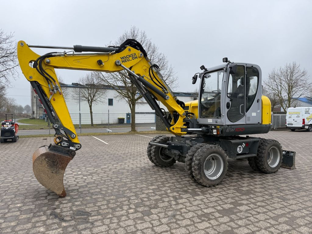 Wacker EW 100, Bj 20, 2050 BH, VA, HS08, TL - Mobilbagger: das Bild 1 Wacker EW 100, Bj 20, 2050 BH, VA, HS08, TL - Mobilbagger: das Bild 1
