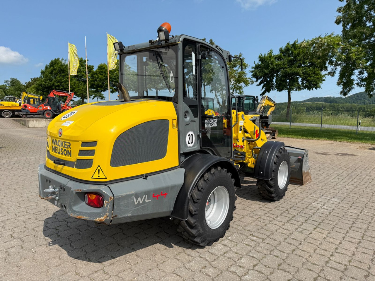 Wacker WL 44, BJ 22, 775 BH, Schaufel, Gabel, TOP - Radlader: das Bild 4 Wacker WL 44, BJ 22, 775 BH, Schaufel, Gabel, TOP - Radlader: das Bild 4