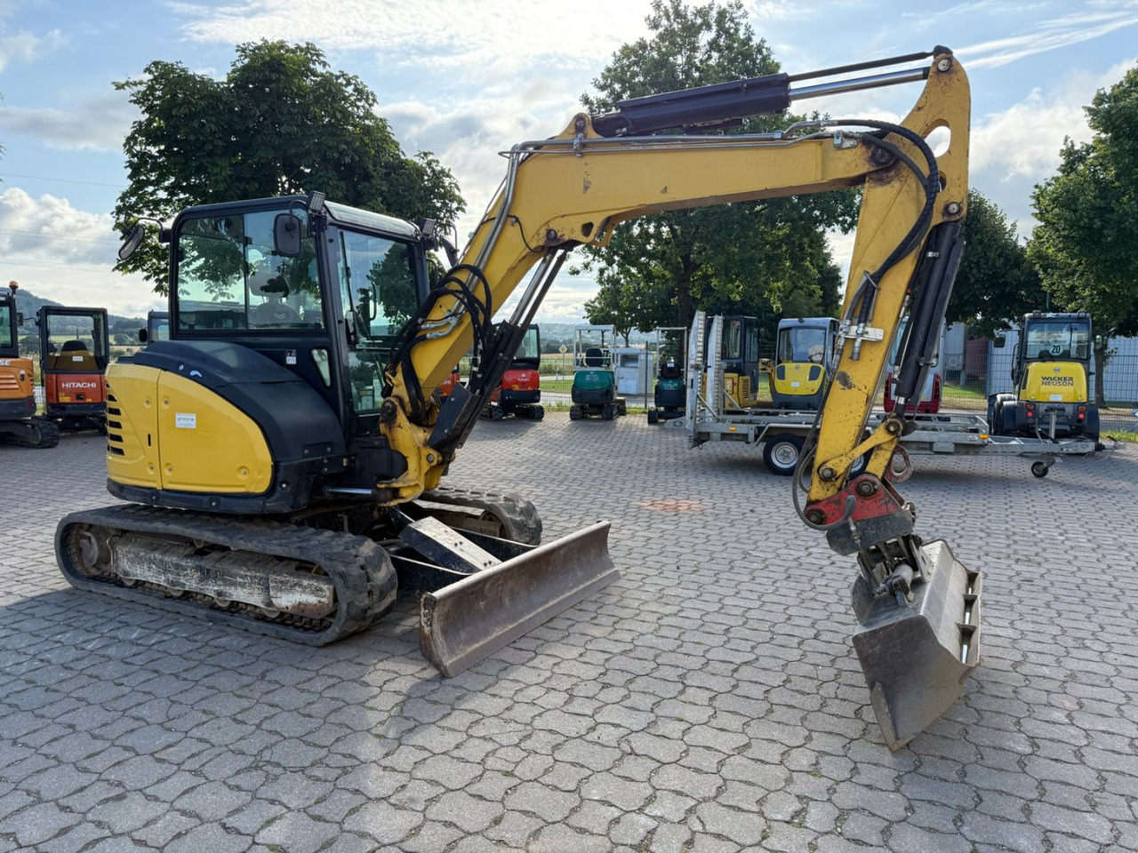 Yanmar SV 60-A, Bj 18, 2050 BH, Klima, MS03, TL - Minibagger: das Bild 2 Yanmar SV 60-A, Bj 18, 2050 BH, Klima, MS03, TL - Minibagger: das Bild 2