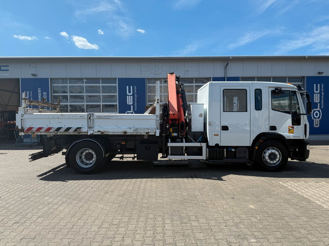 Iveco ML180E 4x2 DOKA Euro 5 Kipper Kran PK16001K-B - Autokran: das Bild 2 Iveco ML180E 4x2 DOKA Euro 5 Kipper Kran PK16001K-B - Autokran: das Bild 2