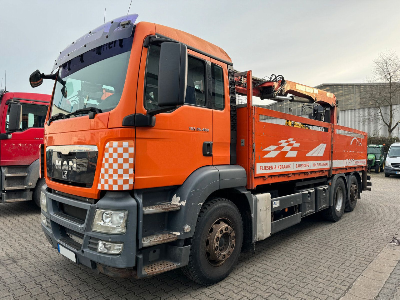 MAN TGS 26.400 6x2 Pritsche Kran Palfinger PK 18001L - Pritsche LKW, Autokran: das Bild 2 MAN TGS 26.400 6x2 Pritsche Kran Palfinger PK 18001L - Pritsche LKW, Autokran: das Bild 2
