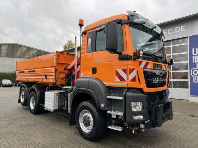 MAN TGS 28.400 6x4-4 Kipper Kran Palfinger PK9002 - Kipper, Autokran: das Bild 1 MAN TGS 28.400 6x4-4 Kipper Kran Palfinger PK9002 - Kipper, Autokran: das Bild 1
