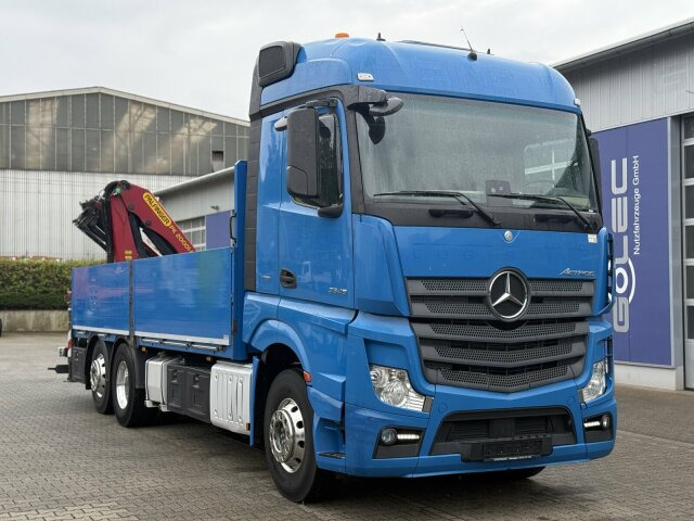 Mercedes-Benz ACTROS 2545 6x2 Pritsche Kran Palfinger PK20001K - Autokran: das Bild 1 Mercedes-Benz ACTROS 2545 6x2 Pritsche Kran Palfinger PK20001K - Autokran: das Bild 1