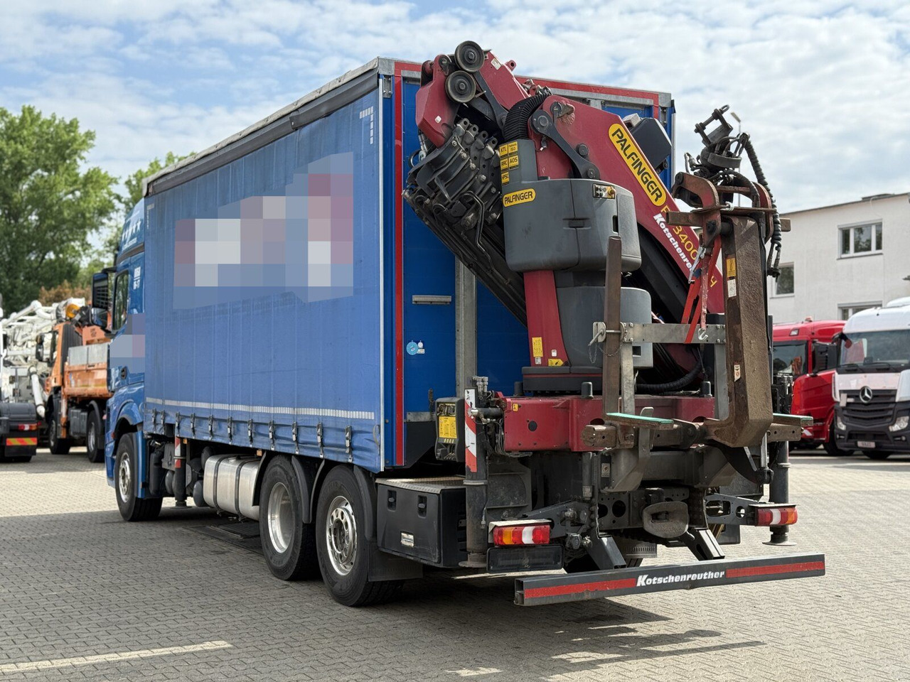 Mercedes-Benz Actros 6x2 Pritsche Kran Palfinger PK34002 + JIB - Plane LKW, Autokran: das Bild 5 Mercedes-Benz Actros 6x2 Pritsche Kran Palfinger PK34002 + JIB - Plane LKW, Autokran: das Bild 5