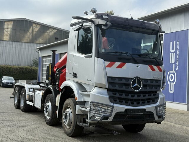 Mercedes-Benz Arocs 3246 8x4 Abrollkipper Kran Palfinger 19001 - Abrollkipper, Autokran: das Bild 1 Mercedes-Benz Arocs 3246 8x4 Abrollkipper Kran Palfinger 19001 - Abrollkipper, Autokran: das Bild 1