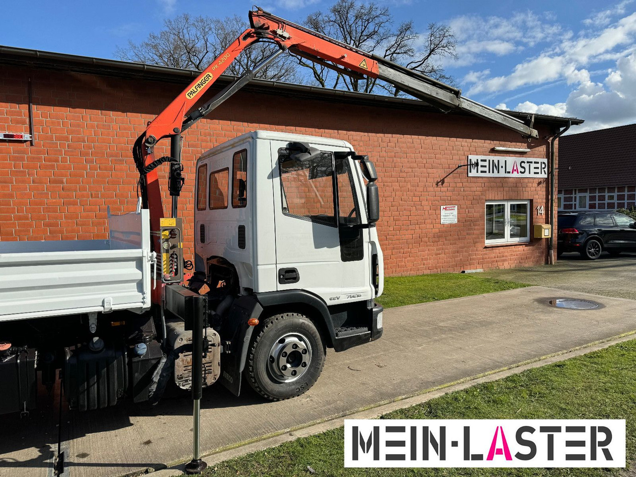 Kipper Transporter Iveco ML75E16 3 S-Kipper Kran PK  9,4m-550 kg Greifer: das Bild 14