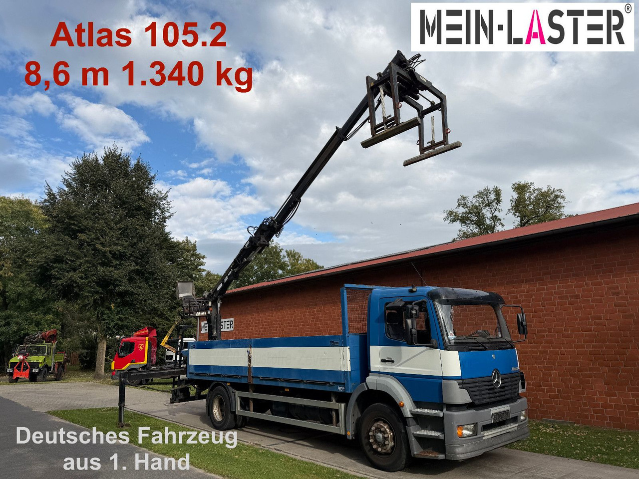 Mercedes-Benz 1823 Atego Atlas 105.2 1.Hand nur 226.000 km - Pritsche LKW, Autokran: das Bild 1 Mercedes-Benz 1823 Atego Atlas 105.2 1.Hand nur 226.000 km - Pritsche LKW, Autokran: das Bild 1