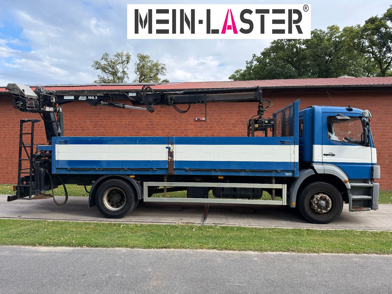 Mercedes-Benz 1823 Atego Atlas 105.2 1.Hand nur 226.000 km - Pritsche LKW, Autokran: das Bild 3 Mercedes-Benz 1823 Atego Atlas 105.2 1.Hand nur 226.000 km - Pritsche LKW, Autokran: das Bild 3