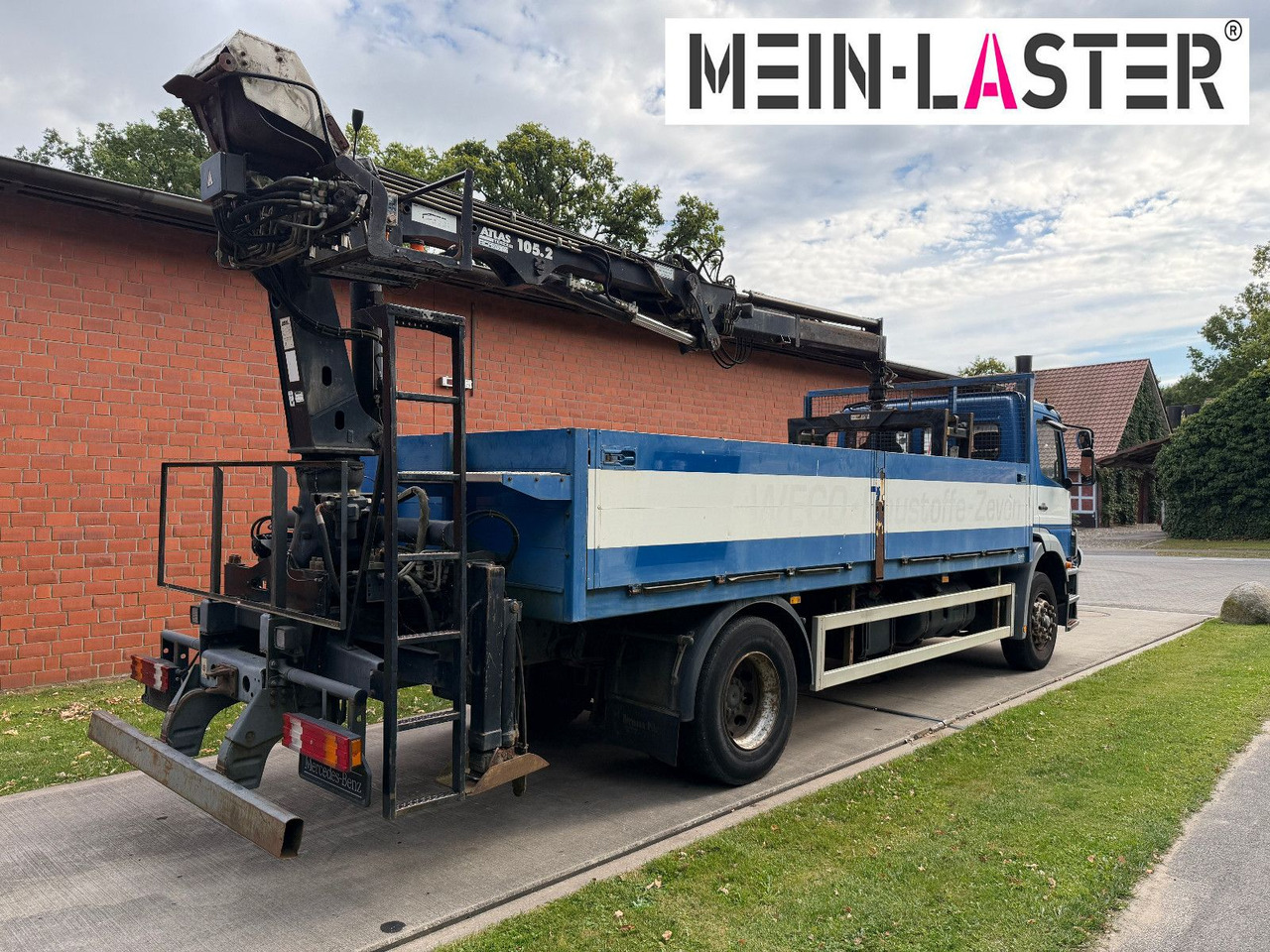 Mercedes-Benz 1823 Atego Atlas 105.2 1.Hand nur 226.000 km - Pritsche LKW, Autokran: das Bild 5 Mercedes-Benz 1823 Atego Atlas 105.2 1.Hand nur 226.000 km - Pritsche LKW, Autokran: das Bild 5