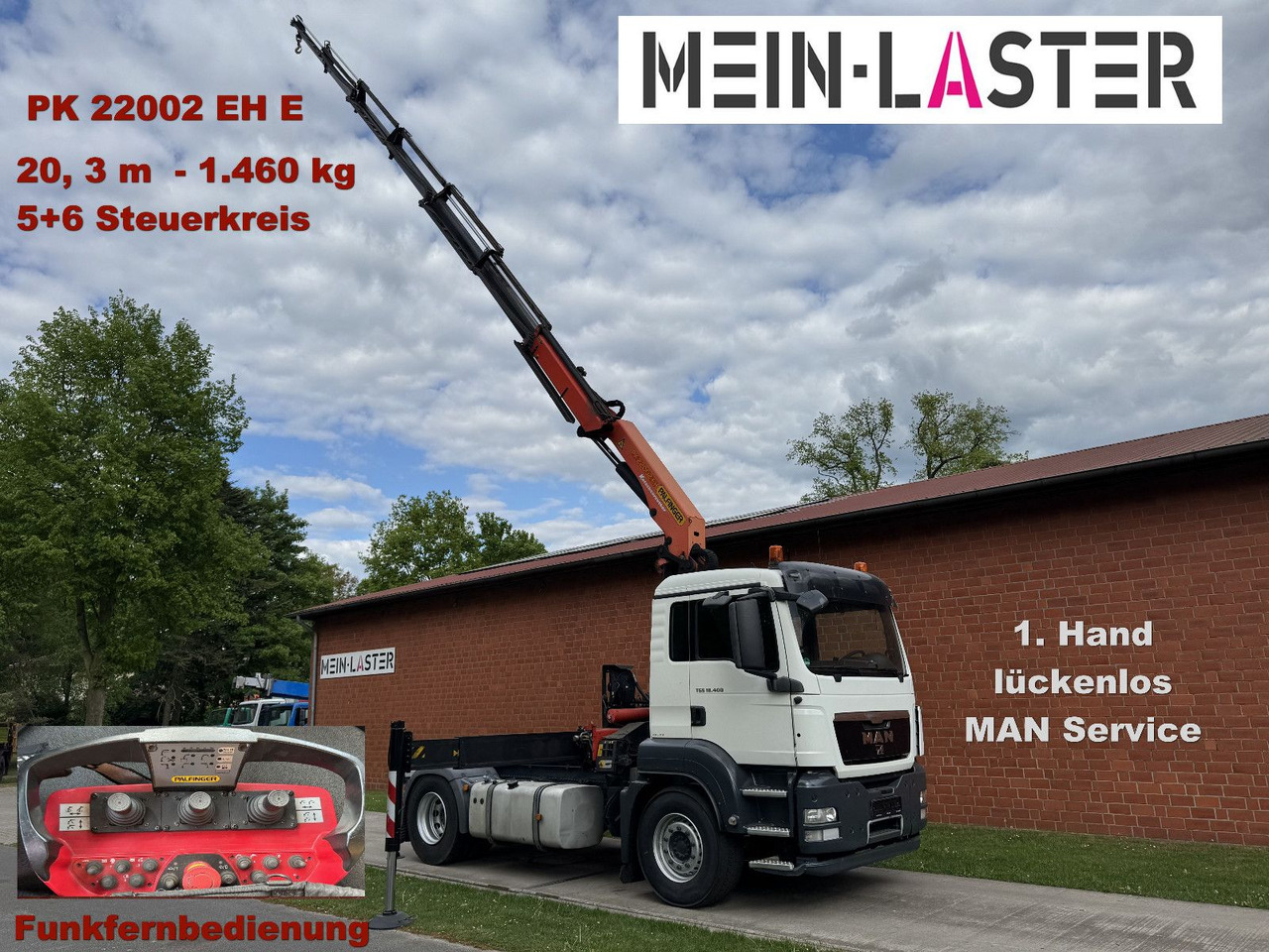 MAN TGS 18.400 PK 22002-E Kran 20 m- 5/6 Steuerk.-FB - Sattelzugmaschine: das Bild 1 MAN TGS 18.400 PK 22002-E Kran 20 m- 5/6 Steuerk.-FB - Sattelzugmaschine: das Bild 1