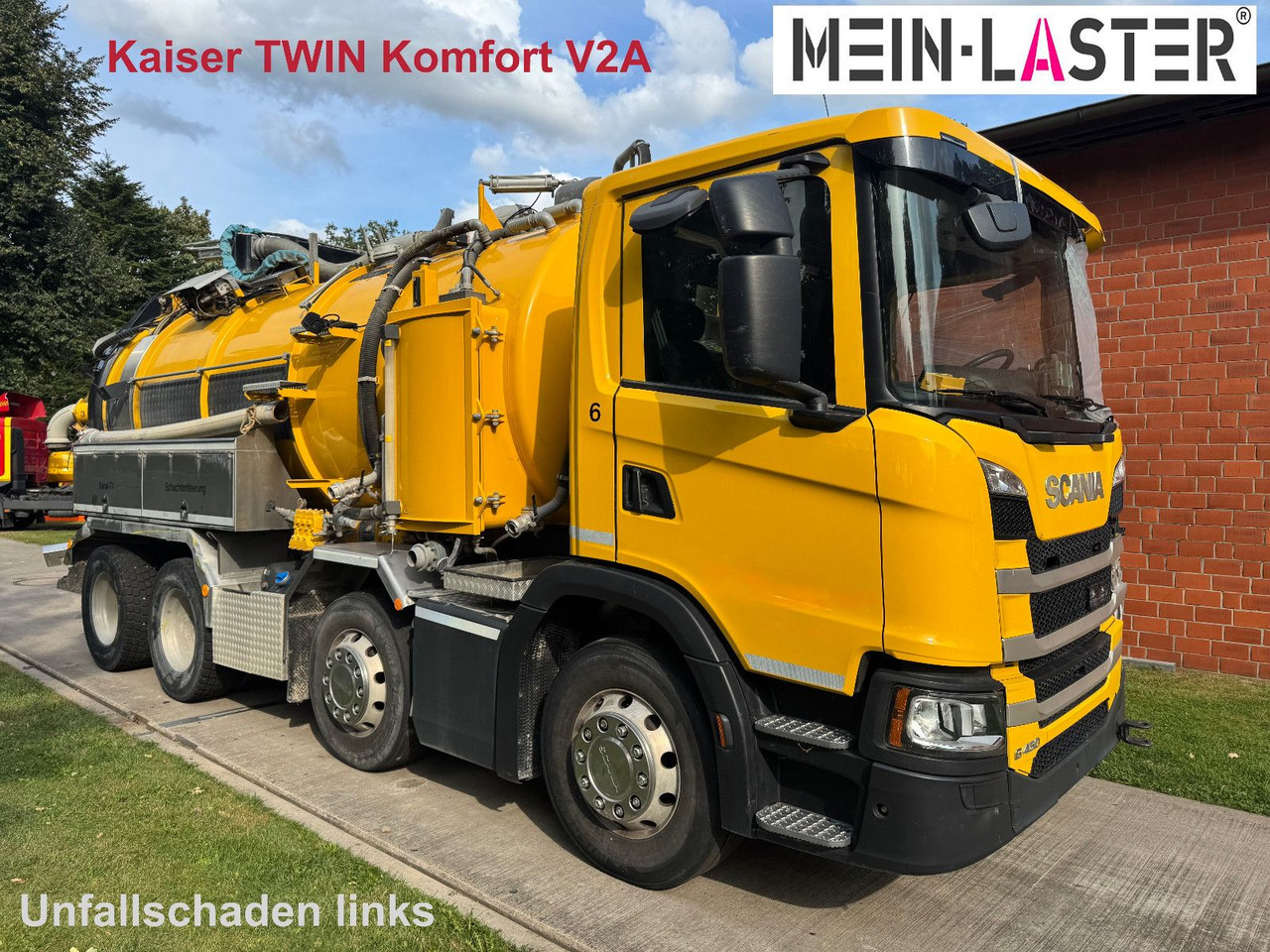 Scania G 450 8x4 Kaiser Twister Komfort V2A Funk - Saug-/ Spülfahrzeug: das Bild 1 Scania G 450 8x4 Kaiser Twister Komfort V2A Funk - Saug-/ Spülfahrzeug: das Bild 1