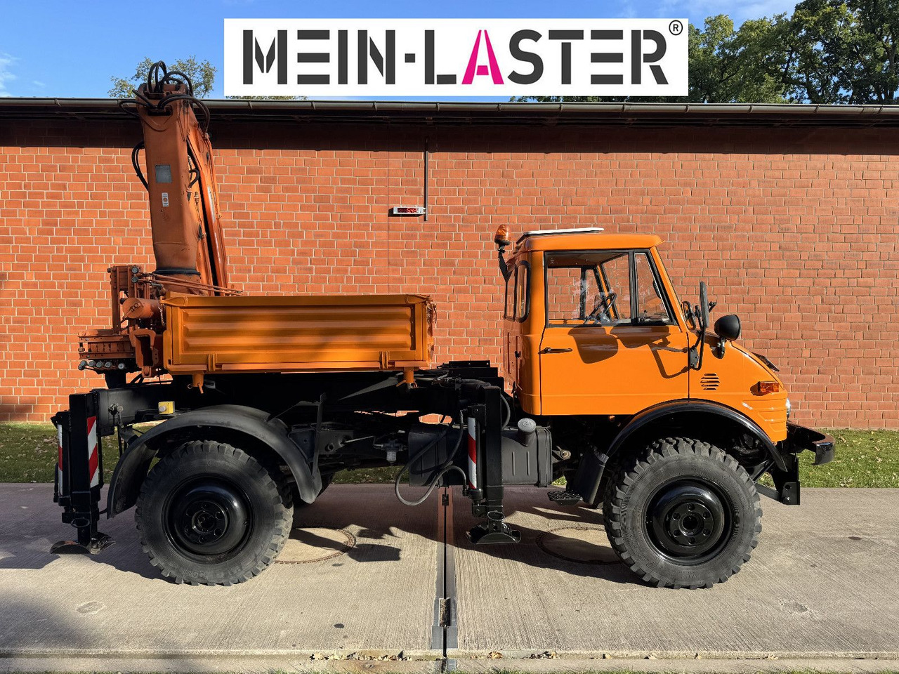 Unimog U 1100 Atlas AK 3006 nur 14.215 km-1. Hand - Autokran, Pritsche LKW: das Bild 3 Unimog U 1100 Atlas AK 3006 nur 14.215 km-1. Hand - Autokran, Pritsche LKW: das Bild 3