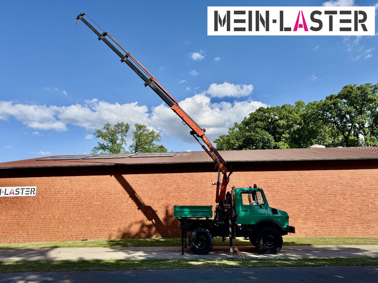 Unimog U 1200 Atlas 75.2 Kran 14 m Funk FB *1. Hand - Autokran: das Bild 2 Unimog U 1200 Atlas 75.2 Kran 14 m Funk FB *1. Hand - Autokran: das Bild 2