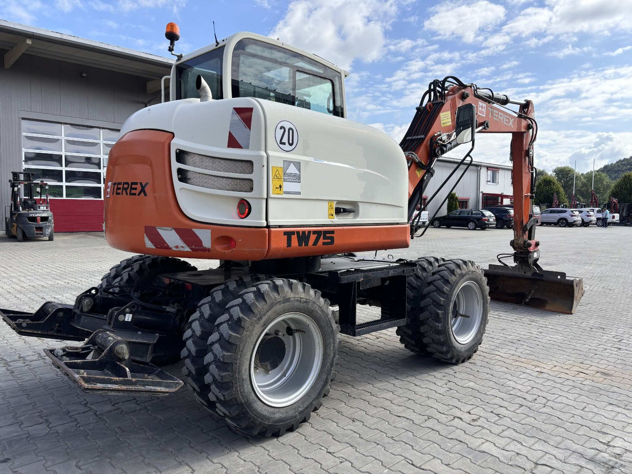Terex TW 75 - Mobilbagger: das Bild 3 Terex TW 75 - Mobilbagger: das Bild 3