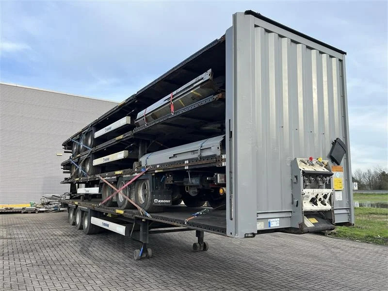 Krone 4x 2015 XL MEGA P400 HUCKEPACK FLAT STACK - Koffer Auflieger: das Bild 1 Krone 4x 2015 XL MEGA P400 HUCKEPACK FLAT STACK - Koffer Auflieger: das Bild 1