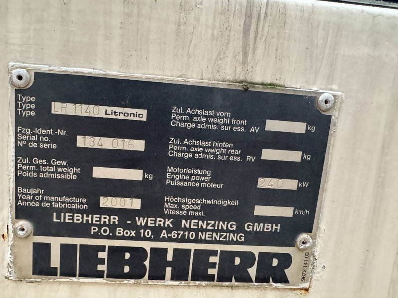 Raupenkran Liebherr LR1140: das Bild 20