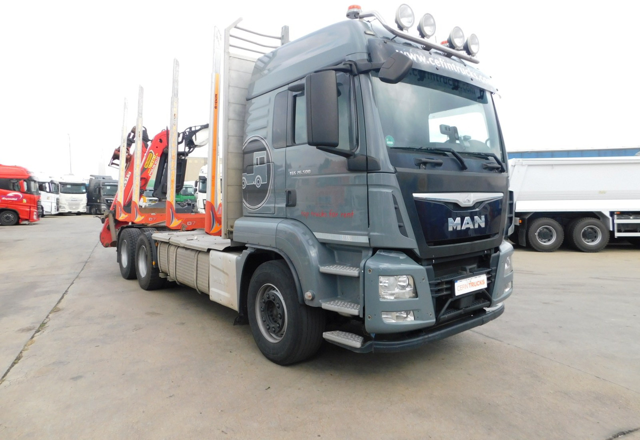 Man Tgs - Holztransporter, Autokran: das Bild 2 Man Tgs - Holztransporter, Autokran: das Bild 2