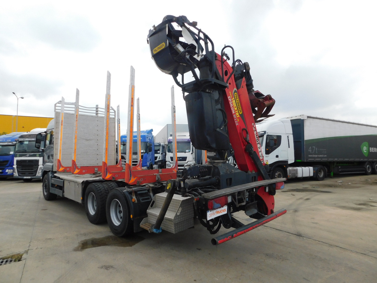 Man Tgs - Holztransporter, Autokran: das Bild 4 Man Tgs - Holztransporter, Autokran: das Bild 4