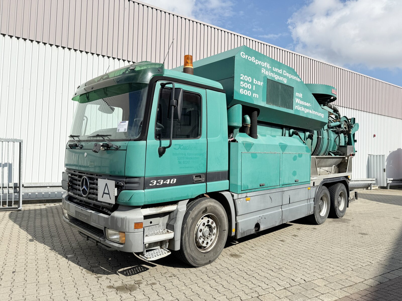Mercedes-Benz Actros 3348 6x4 Actros 3348 6x4, V8, Kroll Saug-/Spülwagen ca. 14m³, Wasserrückgewinnung, Funk - LKW: das Bild 1 Mercedes-Benz Actros 3348 6x4 Actros 3348 6x4, V8, Kroll Saug-/Spülwagen ca. 14m³, Wasserrückgewinnung, Funk - LKW: das Bild 1