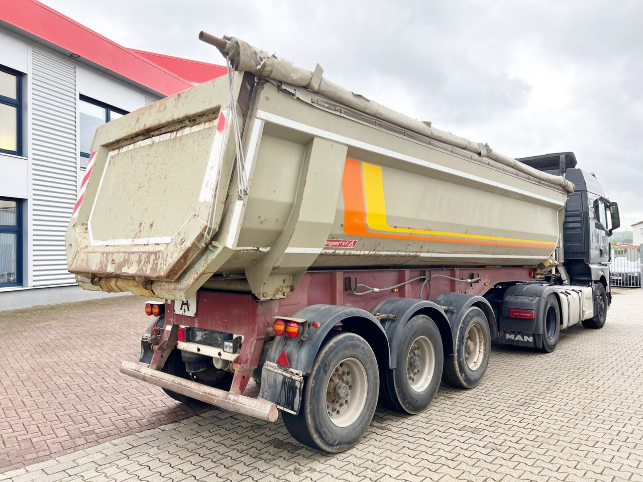 Kipper Auflieger Langendorf SKS-HS 24/28 SKS-HS 24/28, Stahlmulde ca. 24m³, Liftachse: das Bild 7