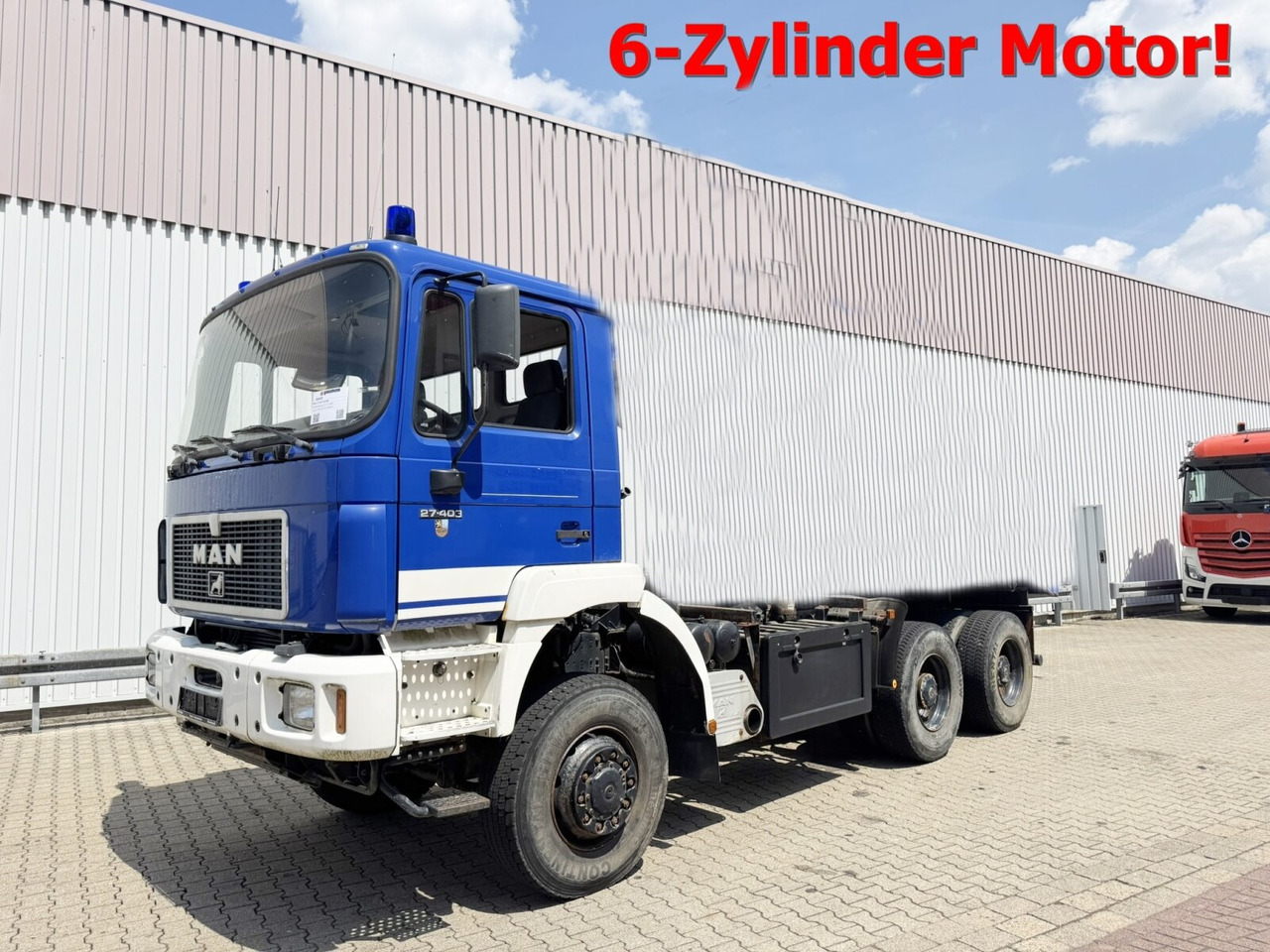 MAN 27.403 6x6 BB 27.403 6x6 BB, EX-THW - Fahrgestell LKW: das Bild 1 MAN 27.403 6x6 BB 27.403 6x6 BB, EX-THW - Fahrgestell LKW: das Bild 1