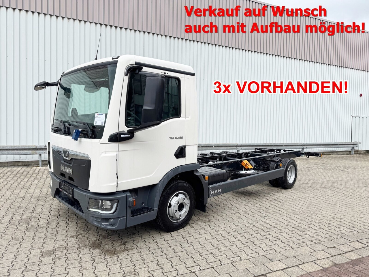 MAN TGL 8.160 4x2 BL CH TGL 8.160 4x2 BL CH - Fahrgestell LKW: das Bild 1 MAN TGL 8.160 4x2 BL CH TGL 8.160 4x2 BL CH - Fahrgestell LKW: das Bild 1