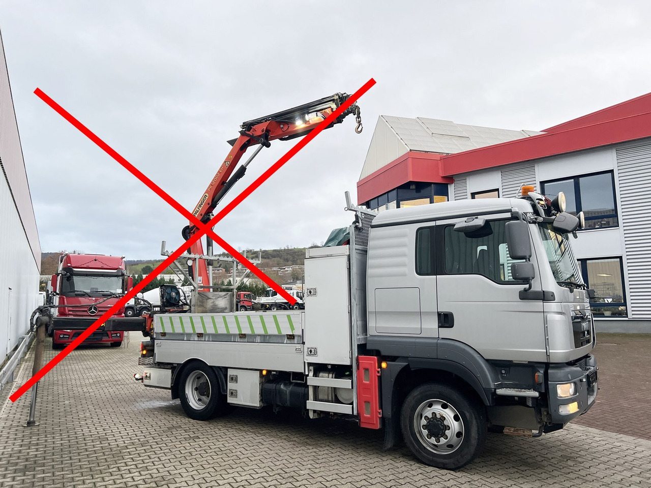 Pritsche LKW MAN TGM 13/15.290 4X4 BL TGM 13/15.290 4X4 BL, Seilwinde: das Bild 8