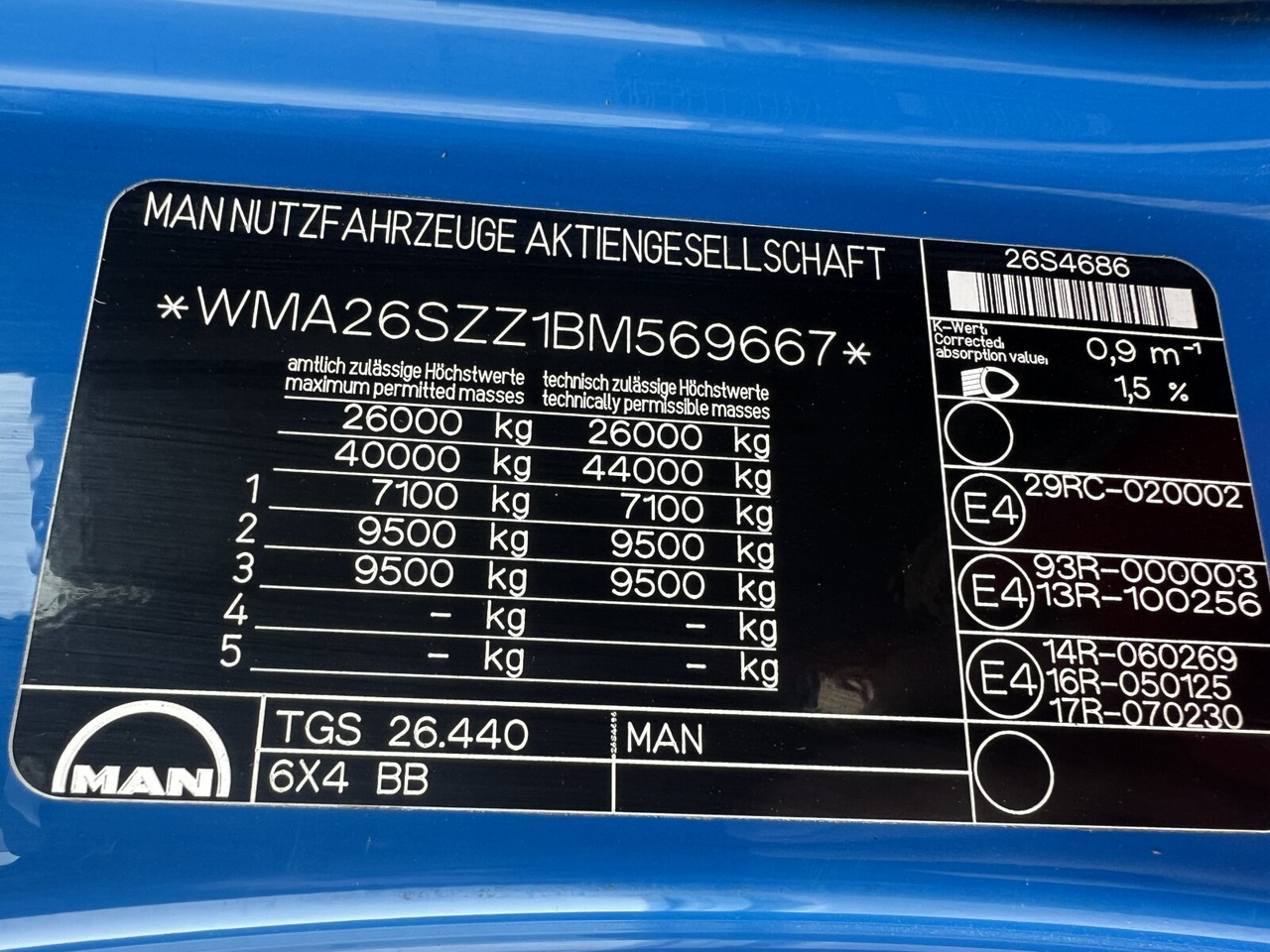 Absetzkipper MAN TGS 26.440 6X4 BB TGS 26.440 6X4 BB, Tele-Absetzer: das Bild 6