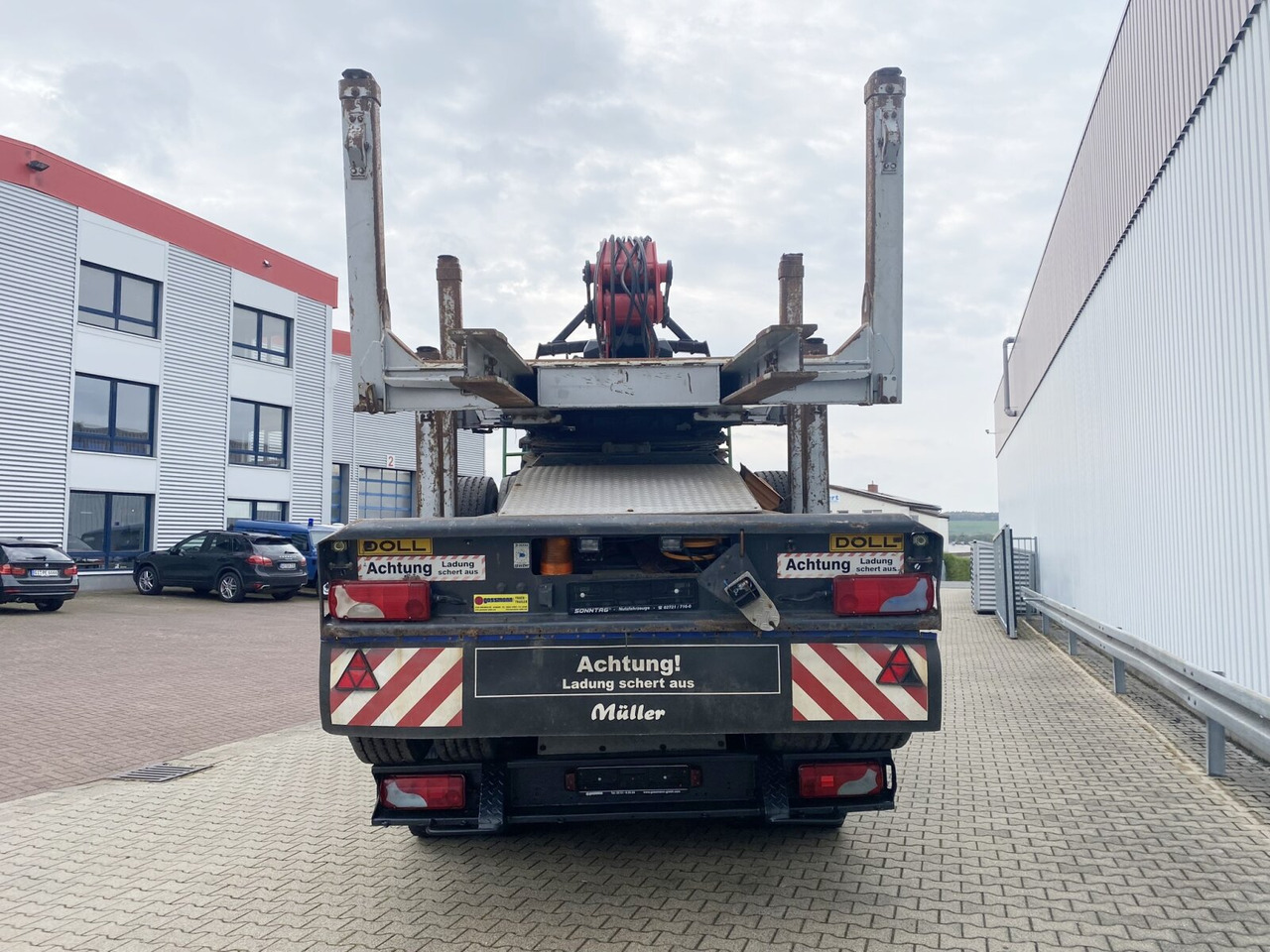 Holztransporter, Autokran MAN TGS 26.480 6x4 BB TGS 26.480 6x4 BB, Intarder, Kran Epsilon S270L88, Langholz: das Bild 11