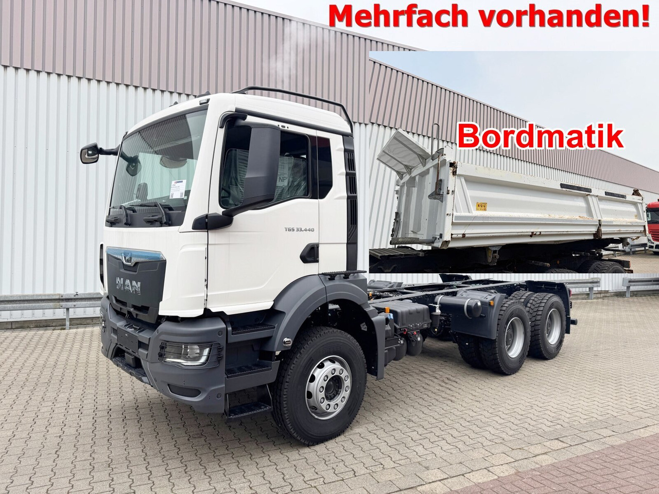 MAN TGS 33.440 6x4 BB TGS 33.440 6x4 BB, Bordmatik, mehrfach vorhanden! - Kipper: das Bild 1 MAN TGS 33.440 6x4 BB TGS 33.440 6x4 BB, Bordmatik, mehrfach vorhanden! - Kipper: das Bild 1