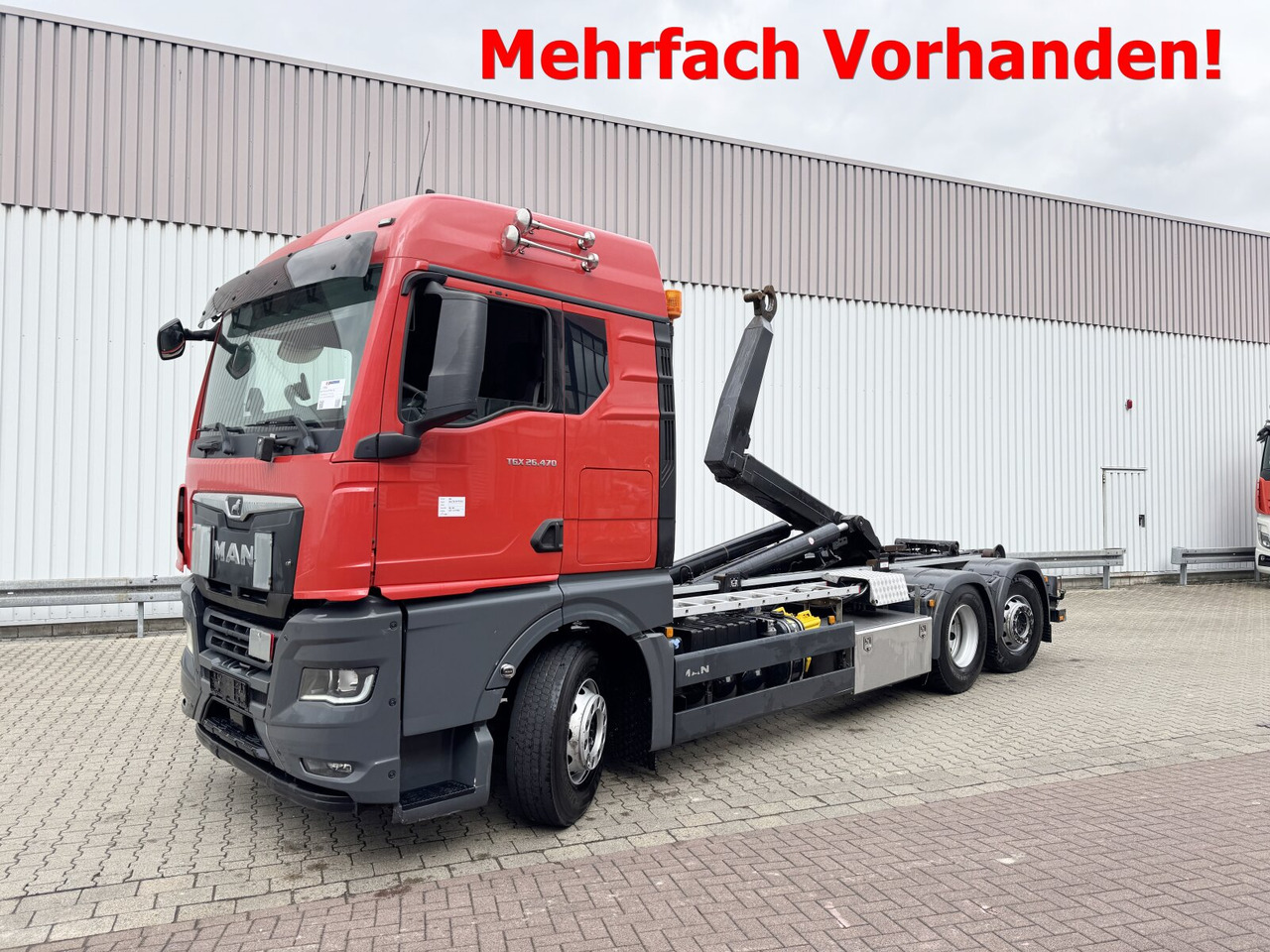 MAN TGX 26.470 6X2-4 BL TGX 26.470 6X2-4 BL, VDL 21-S 6200 Abrollkipper bis 7 m, , Lenk-/Liftachse, XLX-Fahrerhaus, Funk - Abrollkipper: das Bild 1 MAN TGX 26.470 6X2-4 BL TGX 26.470 6X2-4 BL, VDL 21-S 6200 Abrollkipper bis 7 m, , Lenk-/Liftachse, XLX-Fahrerhaus, Funk - Abrollkipper: das Bild 1