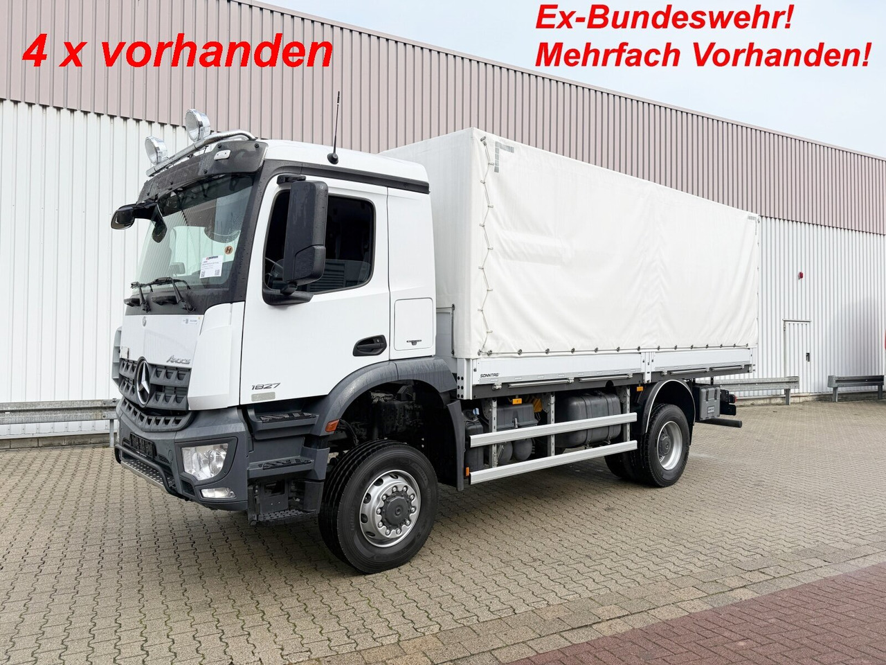 Mercedes-Benz Arocs 1827 A 4x4 Arocs 1827 A 4x4, Ex-! - Pritsche LKW: das Bild 1 Mercedes-Benz Arocs 1827 A 4x4 Arocs 1827 A 4x4, Ex-! - Pritsche LKW: das Bild 1