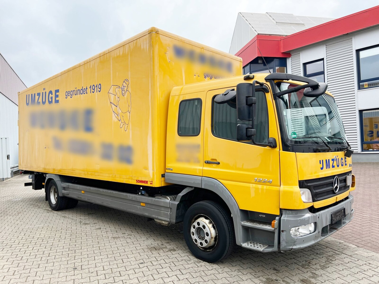Koffer LKW Mercedes-Benz Atego 1224 L 4x2 Atego 1224 L, Möbelkoffer, Dautel LBW, 42 cbm: das Bild 8