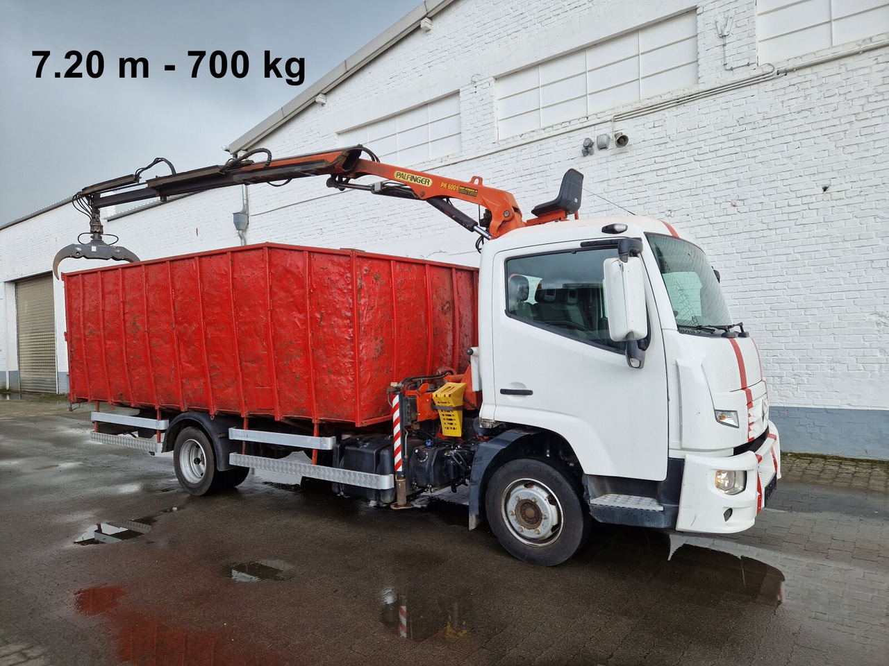 Renault D 180.75 4x2 D 180.75 4x2 mit Kran Palfinger PK6001 - Autokran, Koffer LKW: das Bild 1 Renault D 180.75 4x2 D 180.75 4x2 mit Kran Palfinger PK6001 - Autokran, Koffer LKW: das Bild 1