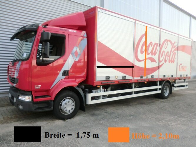 Renault Midlum 220 DXi 4x2 Midlum 220 DXi 4x2Getränkekoffer TÜV:2019 - Koffer LKW: das Bild 3 Renault Midlum 220 DXi 4x2 Midlum 220 DXi 4x2Getränkekoffer TÜV:2019 - Koffer LKW: das Bild 3