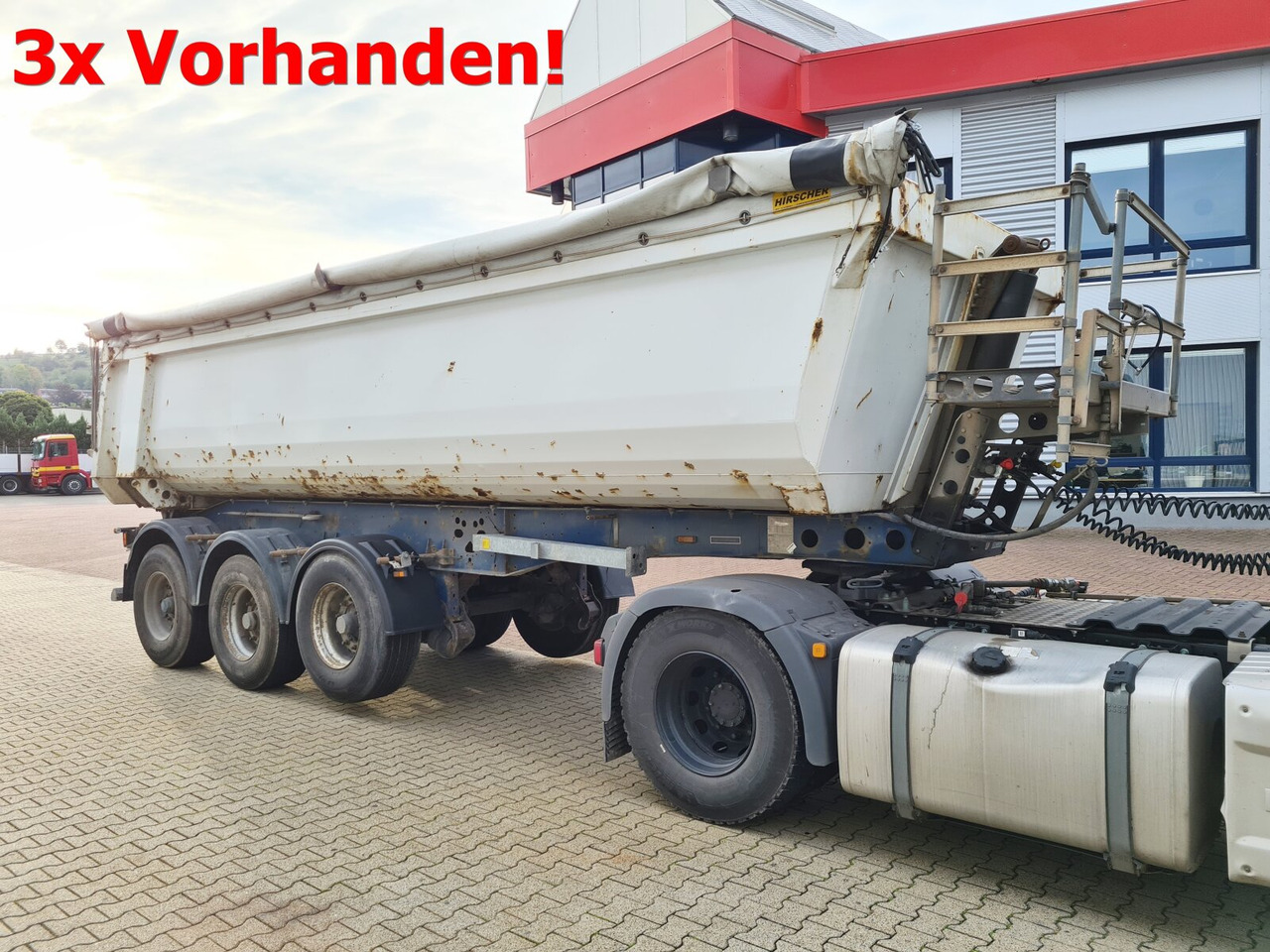 Schmitz Cargobull SKI 24 SL 7.2 SKI 24 SL 7.2, Stahlmulde ca. 24m³, Liftachse - Kipper Auflieger: das Bild 1 Schmitz Cargobull SKI 24 SL 7.2 SKI 24 SL 7.2, Stahlmulde ca. 24m³, Liftachse - Kipper Auflieger: das Bild 1