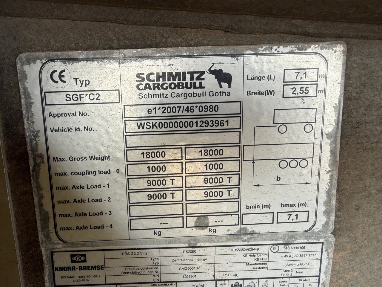 Schmitz Cargobull ZKI 18-4.9 ZKI 18-4.9, Alu-Bordwände, ca. 10m³ - Kipper Anhänger: das Bild 3 Schmitz Cargobull ZKI 18-4.9 ZKI 18-4.9, Alu-Bordwände, ca. 10m³ - Kipper Anhänger: das Bild 3