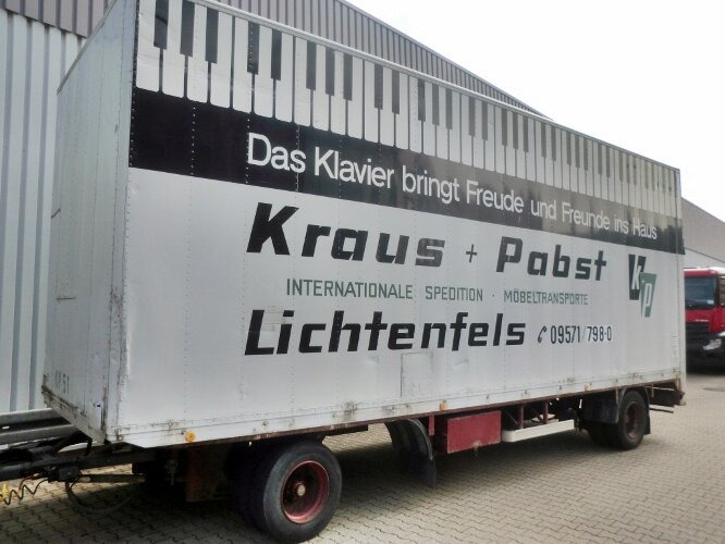 Sommer - - Sommer AC 160 TL, Möbelkofferanhänger, LBW, 55cbm - Koffer Anhänger: das Bild 1 Sommer - - Sommer AC 160 TL, Möbelkofferanhänger, LBW, 55cbm - Koffer Anhänger: das Bild 1