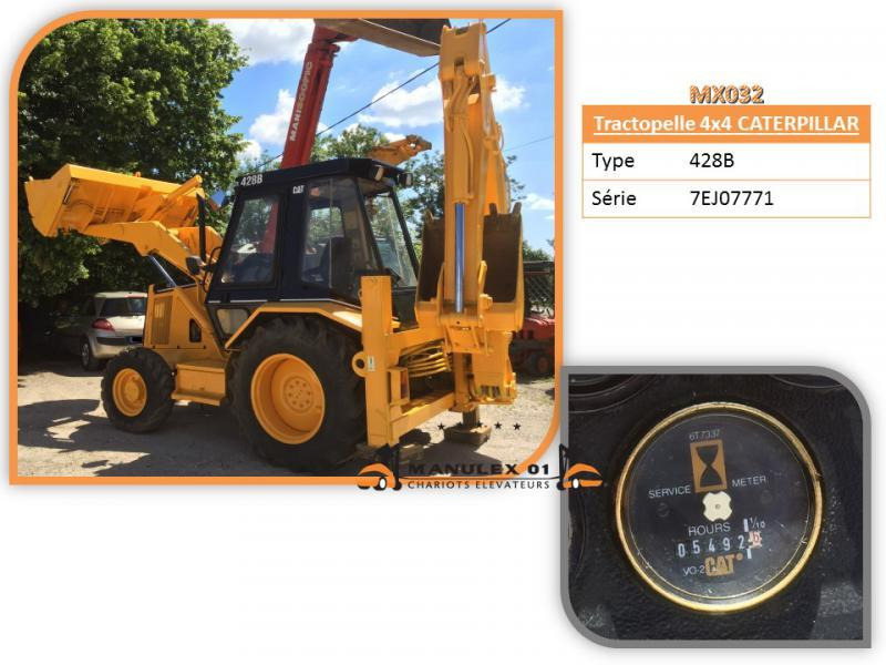 Baggerlader Caterpillar 428 B: das Bild 6