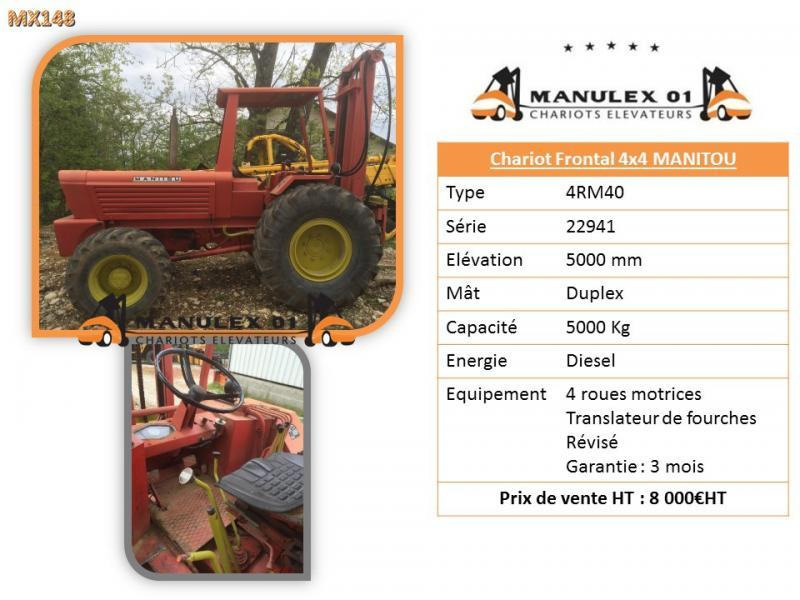 Manitou 4RM40 - Geländestapler: das Bild 4 Manitou 4RM40 - Geländestapler: das Bild 4
