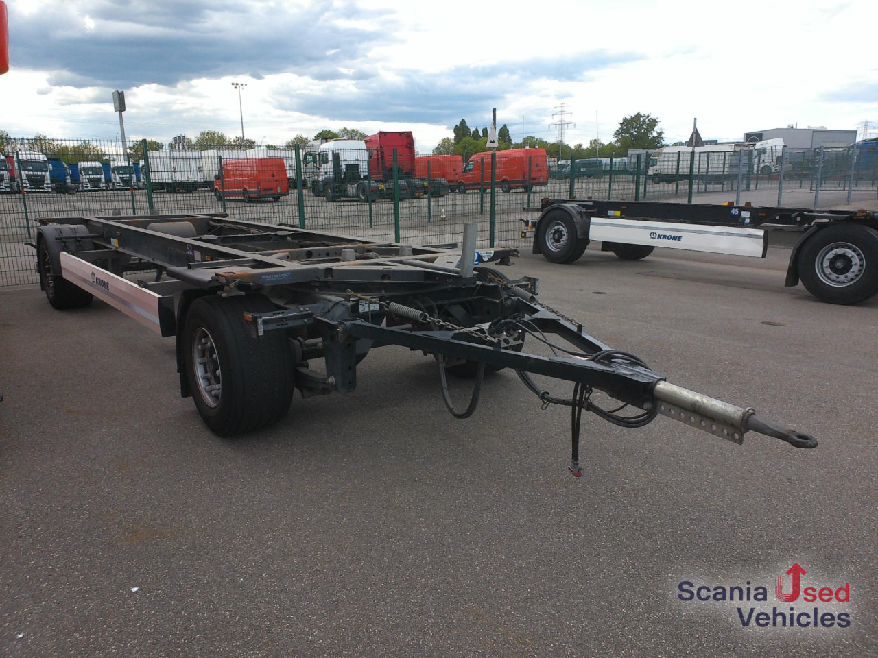 KRONE AZW 18 DB Wechselaufbau verstellbare Deichsel - Container/ Wechselfahrgestell Anhänger: das Bild 1 KRONE AZW 18 DB Wechselaufbau verstellbare Deichsel - Container/ Wechselfahrgestell Anhänger: das Bild 1