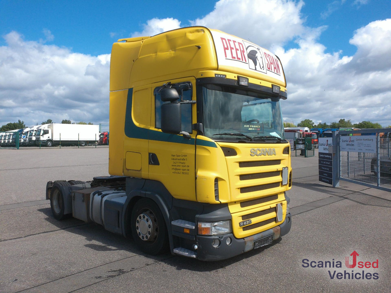 SCANIA R 420 LA4x2MEB Volumen MEGA Jumbo Vollluft - Sattelzugmaschine: das Bild 1 SCANIA R 420 LA4x2MEB Volumen MEGA Jumbo Vollluft - Sattelzugmaschine: das Bild 1