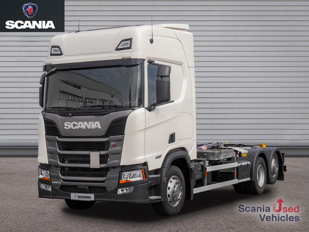 SCANIA R 460 B6x2*4NA - SUPER - PALFINGER PH T 20 - Abrollkipper: das Bild 1 SCANIA R 460 B6x2*4NA - SUPER - PALFINGER PH T 20 - Abrollkipper: das Bild 1