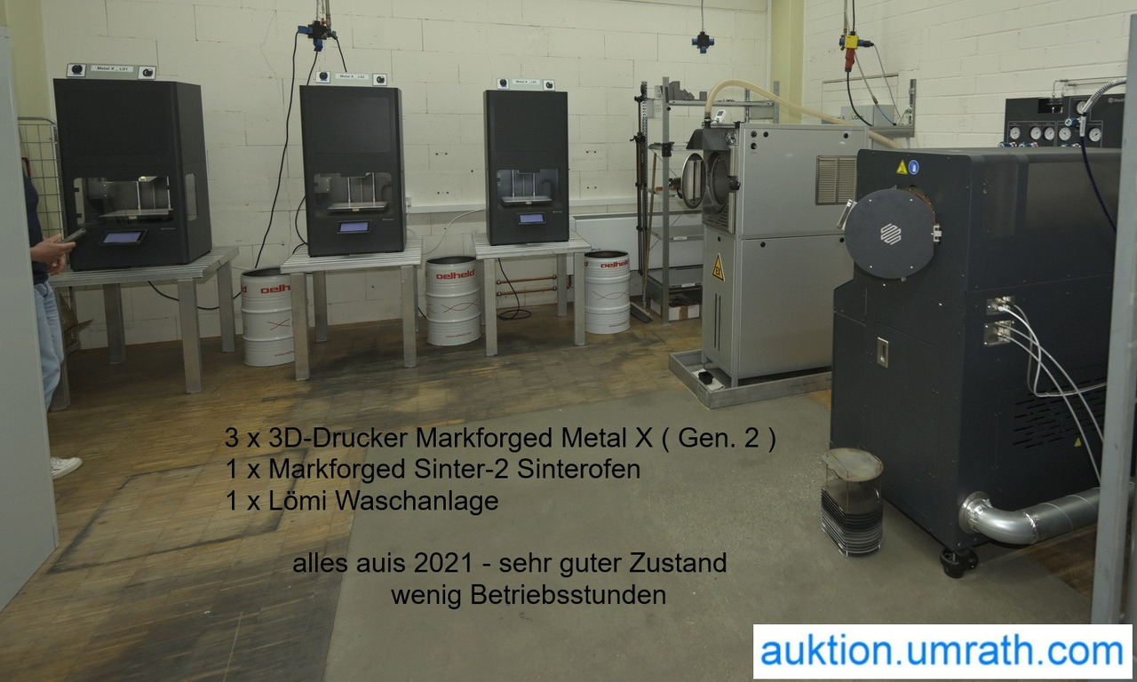Markforged Metal X Metal X Metal-3D-Printing farm - Druckmaschine: das Bild 1 Markforged Metal X Metal X Metal-3D-Printing farm - Druckmaschine: das Bild 1