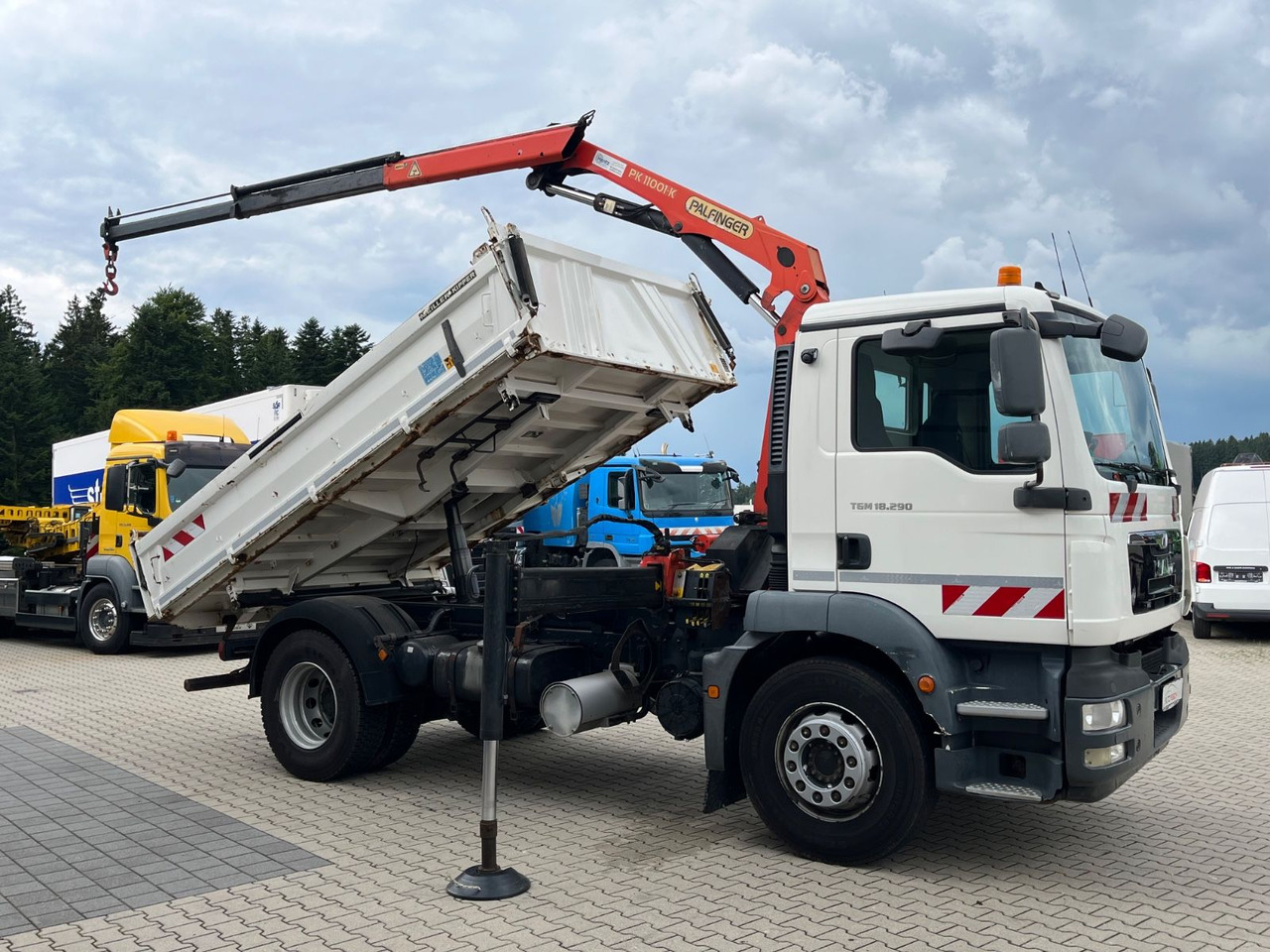 MAN TGM 18.290 Kipper Kran Palfinger PK 11001 - Kipper, Autokran: das Bild 3 MAN TGM 18.290 Kipper Kran Palfinger PK 11001 - Kipper, Autokran: das Bild 3