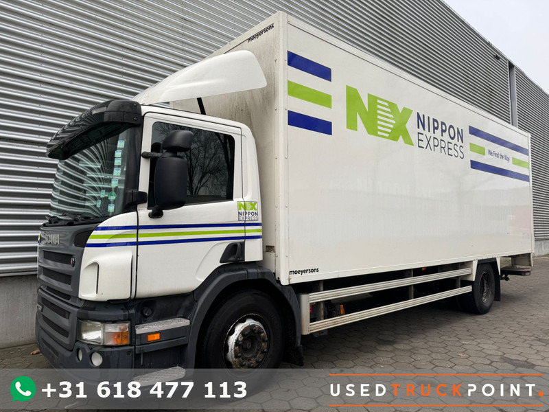 Scania P 230 / 3 seats / Manual Gearbox / Tail Lift / Belgium Truck - Koffer LKW: das Bild 1 Scania P 230 / 3 seats / Manual Gearbox / Tail Lift / Belgium Truck - Koffer LKW: das Bild 1