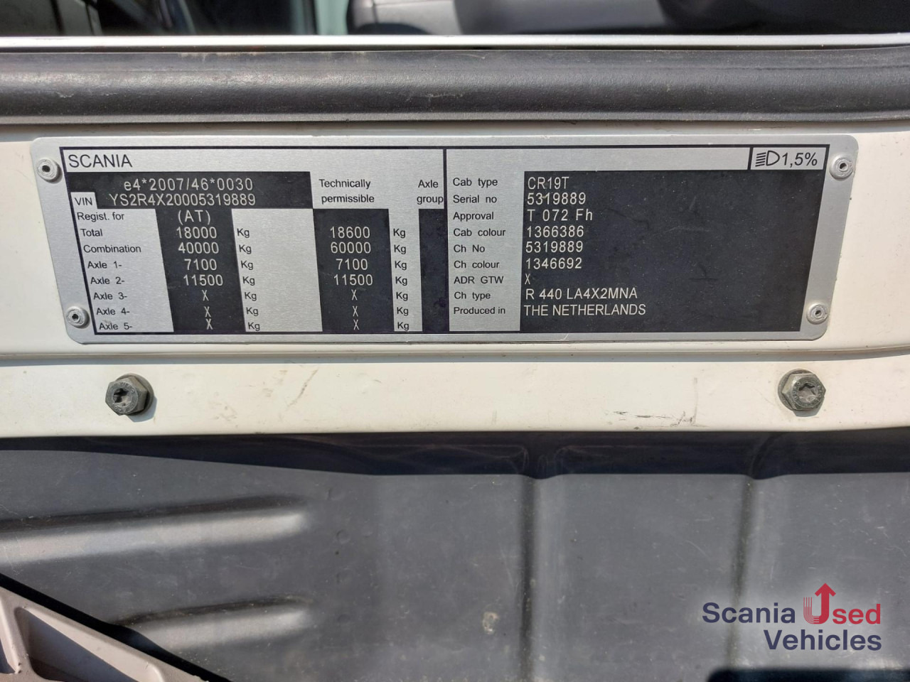 SCANIA R 440 LA4x2MNA E6 Topline - Sattelzugmaschine: das Bild 5 SCANIA R 440 LA4x2MNA E6 Topline - Sattelzugmaschine: das Bild 5